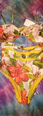 aerie Floral One-Piece Swimsuit